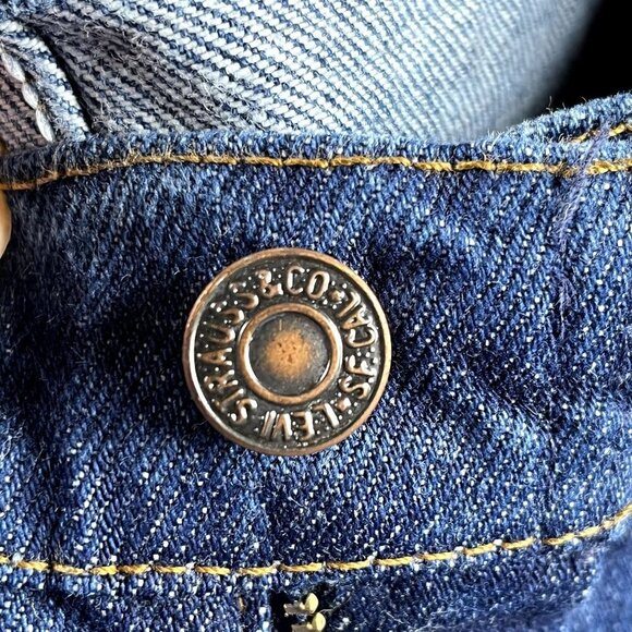 NWT VTG 70s Levi's Orange Tab Deadstock 718 0216 Student Straight Leg 26 x 32 - Picture 10 of 16